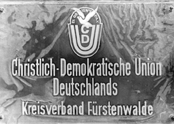 CDU-Schild