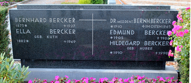 Grabstätte Bercker