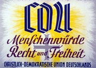 CDU Plakat von 1946