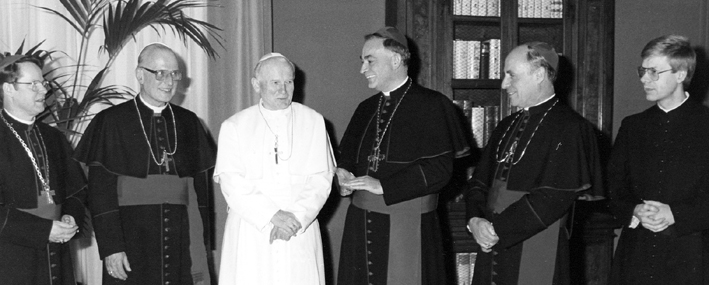 Alfons Demming beim Papst