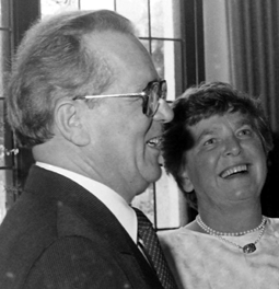 Foto zeigt Rudolf van Eickels mit seiner Frau