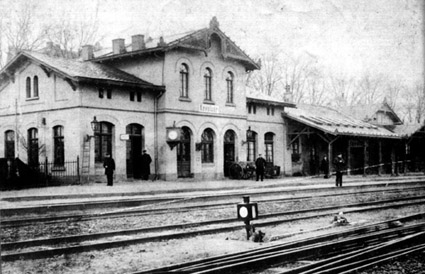 Bahnhof 1890