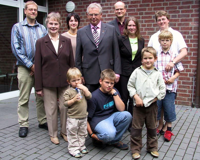 hansgerd Kronenberg und Familie