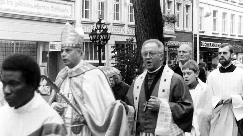 Bischof Reinhard Lettmann, Pfarrer Richard Schulte Staade