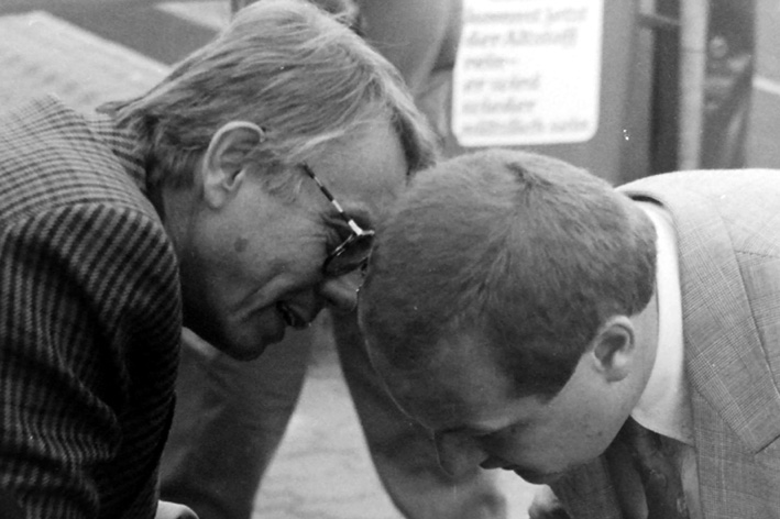 Foto zeigt Heinz Paal mit Hans-Josef Kuypers