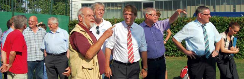 Pofalla im Freibad Kevelaer