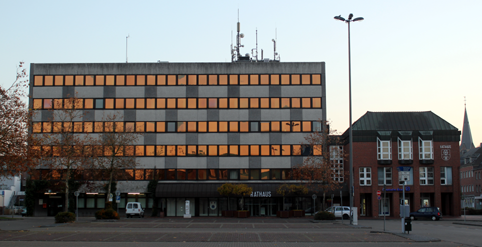 Foto zeigt Rathaus Kevelaer