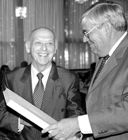 Helmut Schopmans mit Rudolf Kersting