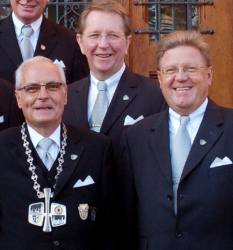 Foto zeigt Gerd Plümpe, Ulrich Wolken und Peter Tenhaef