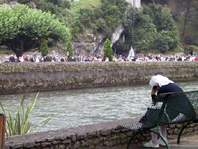 Foto zeigt Grotte von Lourdes