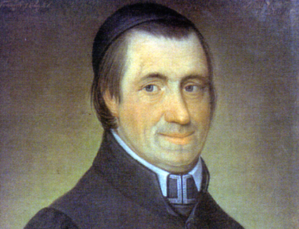 Foto zeigt Kevelaers Pfarrer Johann Heinrich Krickelberg (Gemälde)