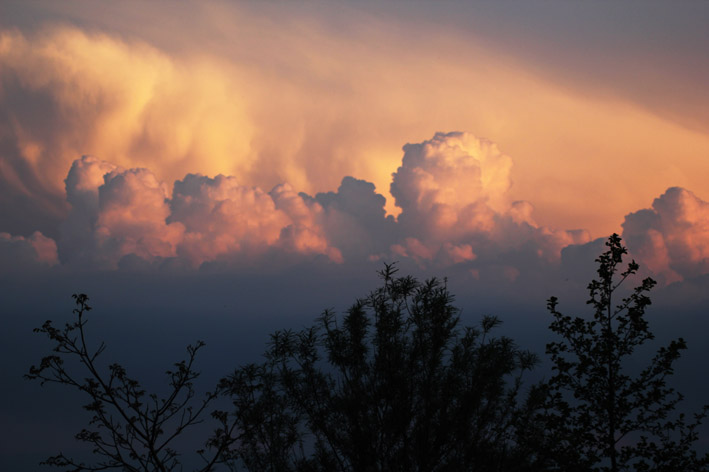 Foto zeigt Gewitterwolken