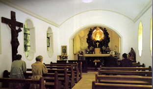 Foto zeigt Blick in die Gnadenkapelle von Marienfried